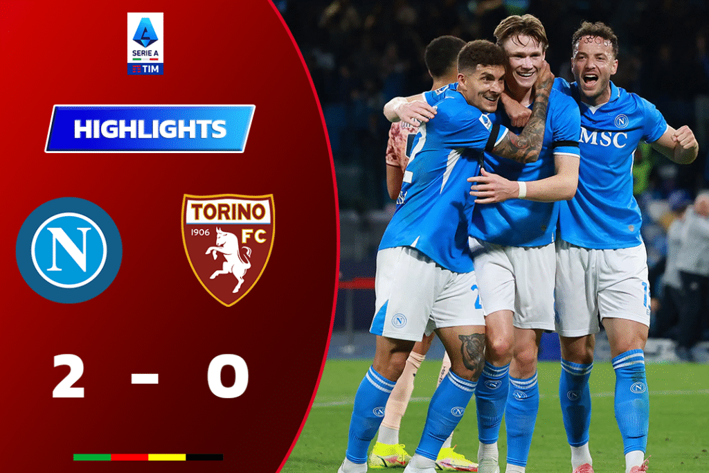 ไฮไลท์ฟุตบอล นาโปลี 2-0 โตริโน่