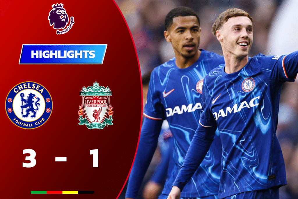 ไฮไลท์ฟุตบอล เชลซี 3-1 ลิเวอร์พูล